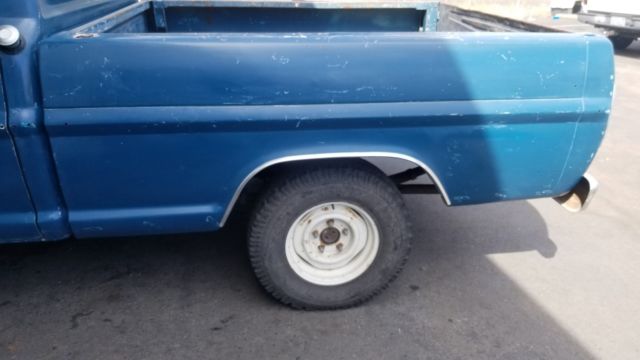 1969 Blue Ford F-100 Standard Cab Pickup