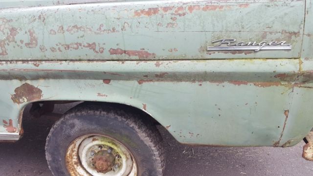 1969 Green Ford F-100