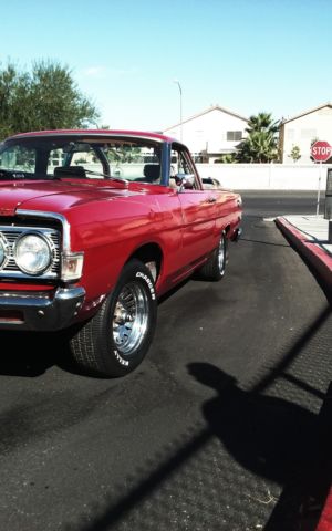 1969 Red Ford Ranchero Cab & Chassis