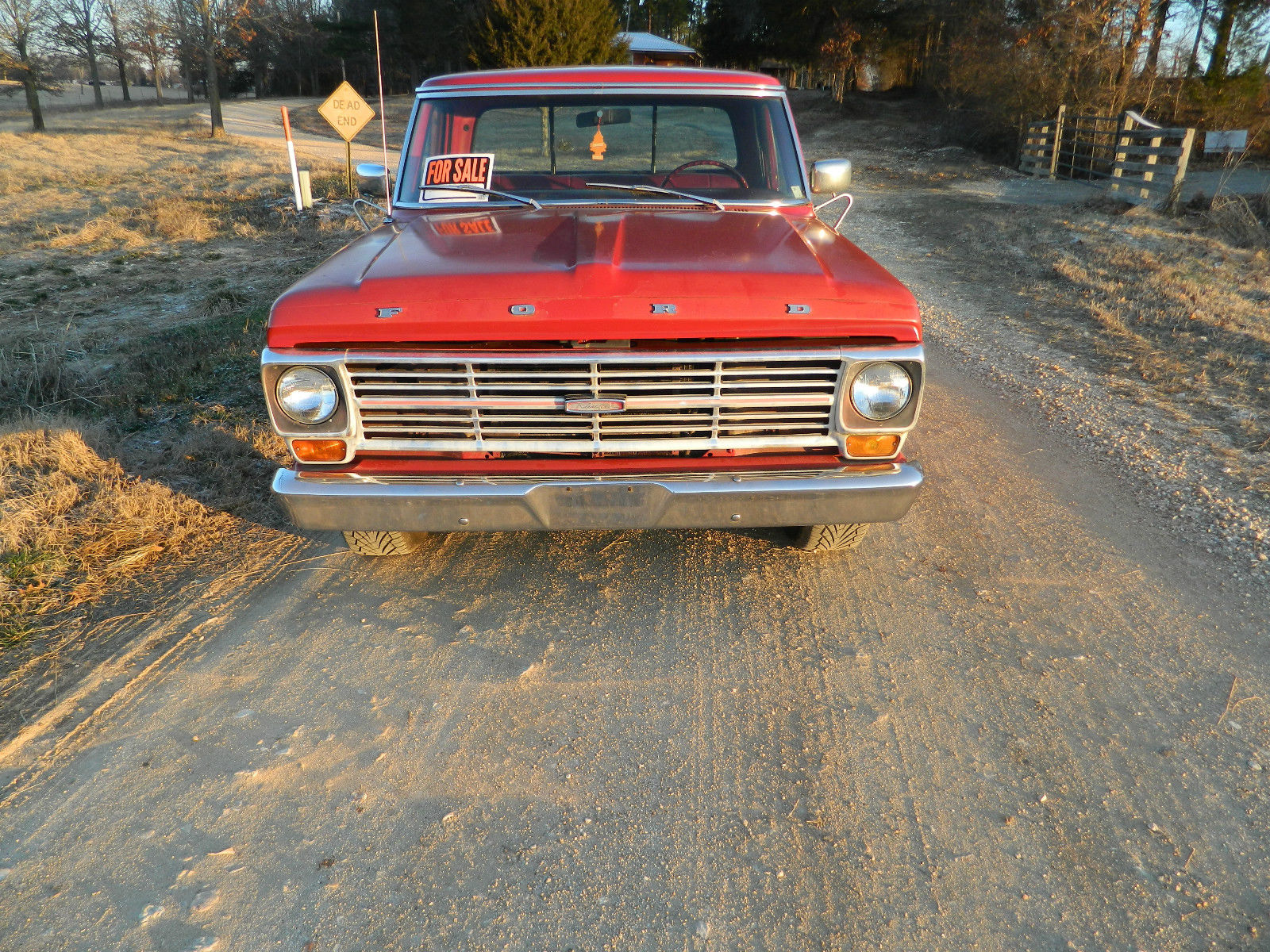 1969 Red Ford Ranger Standard Cab Pickup