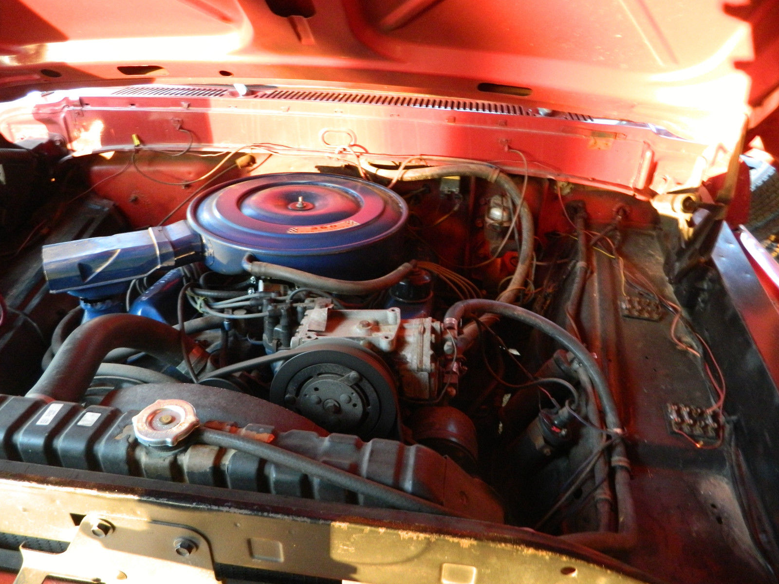 1969 Red Ford Ranger Standard Cab Pickup