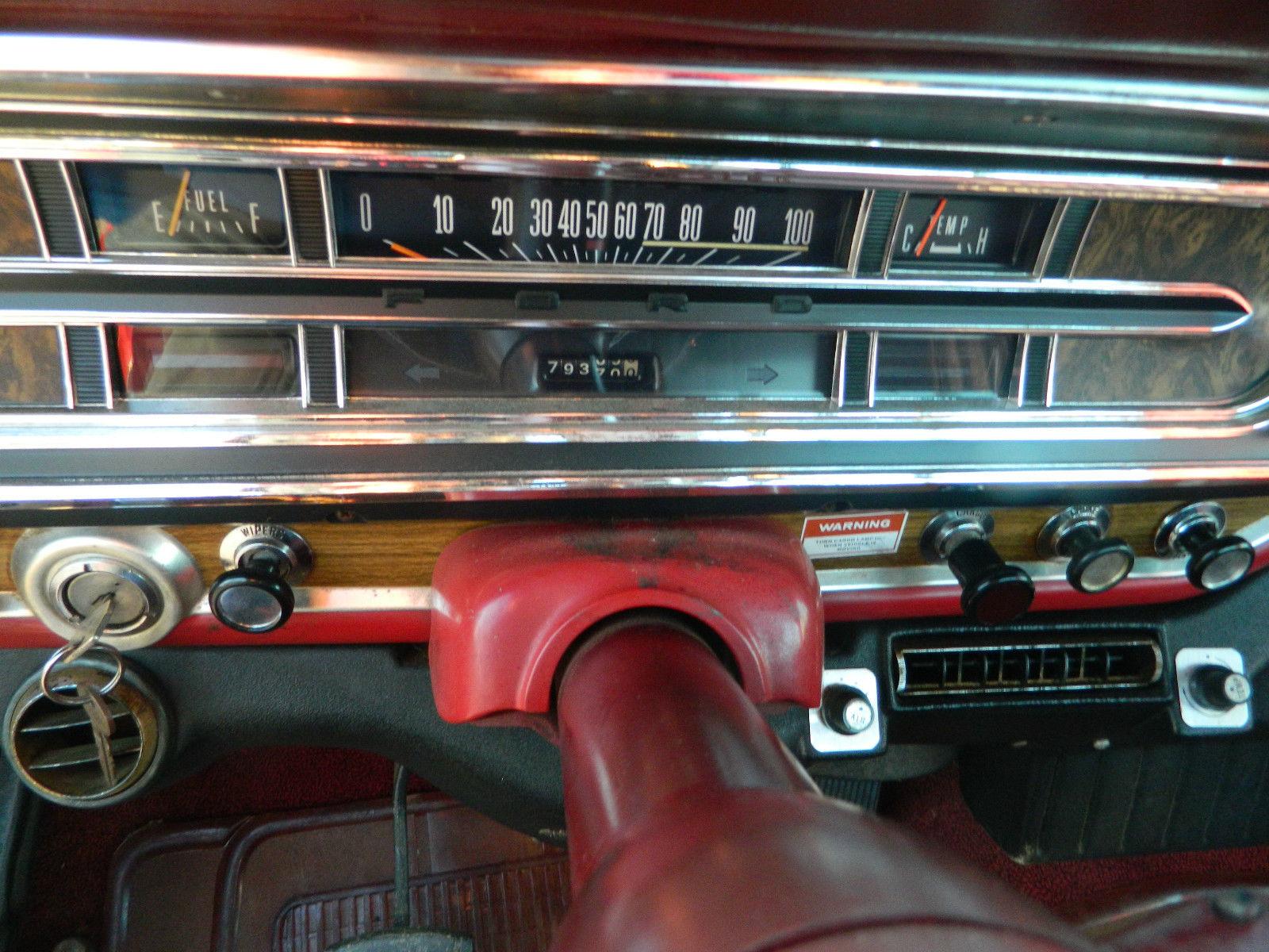 1969 Red Ford Ranger Standard Cab Pickup