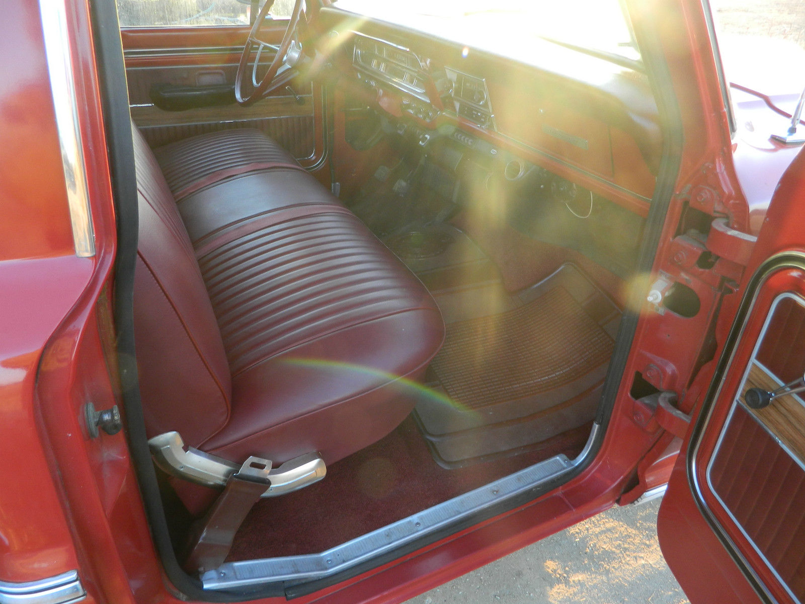 1969 Red Ford Ranger Standard Cab Pickup
