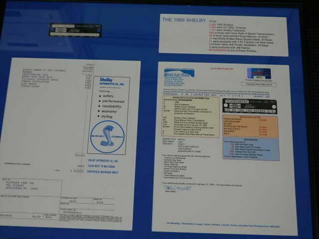 1969 Royal Maroon Ford Mustang --