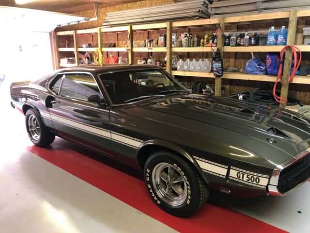 1969 Jade Black Ford Mustang