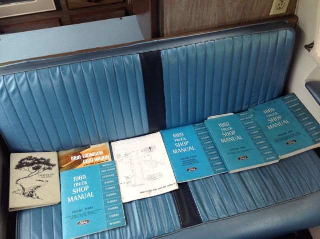 1969 Blue &- White Ford Other Van Camper