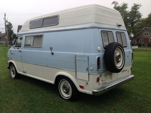 1969 Blue &- White Ford Other Van Camper