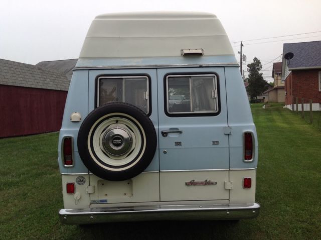 1969 Blue &- White Ford Other Van Camper