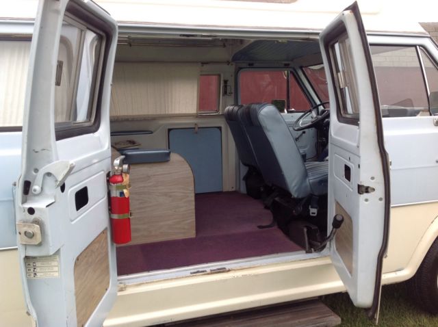 1969 Blue &- White Ford Other Van Camper