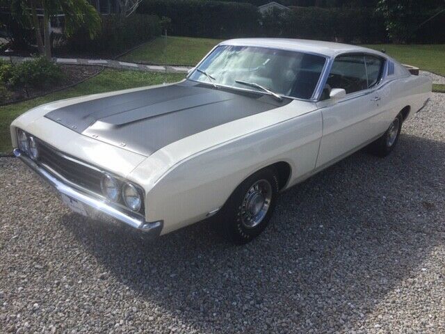 1969 Wimbledon White Ford Talladega Sports Roof Fastback