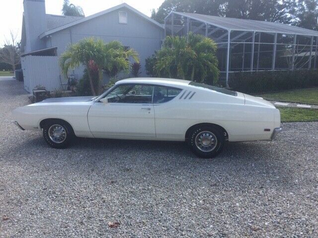 1969 Wimbledon White Ford Talladega Sports Roof Fastback