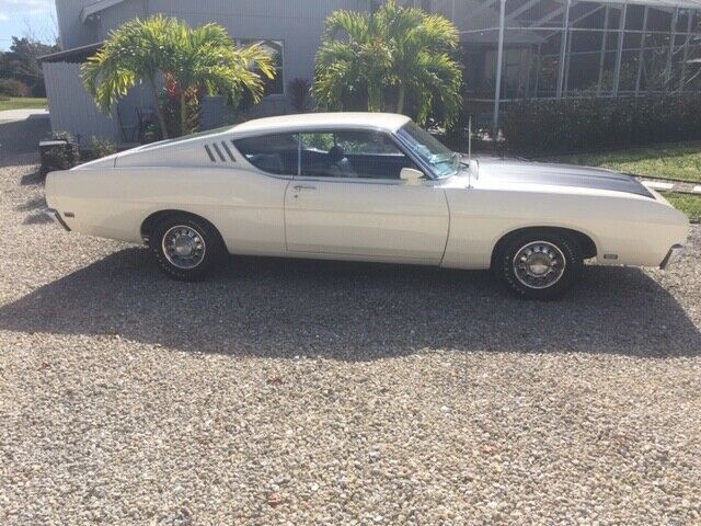 1969 Wimbledon White Ford Talladega Sports Roof Fastback