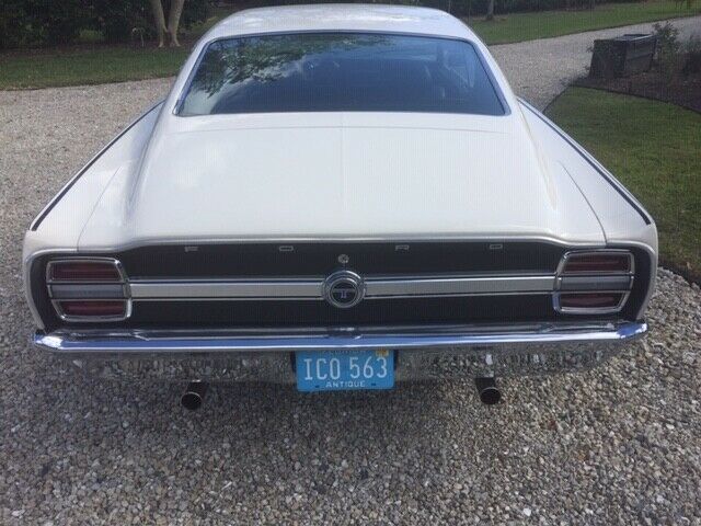 1969 Wimbledon White Ford Talladega Sports Roof Fastback