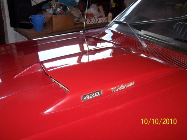 1969 candy apple red Ford Torino 2 dor