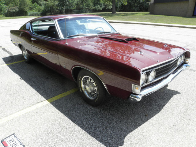 1969 Royal Maroon Ford Torino Fastback