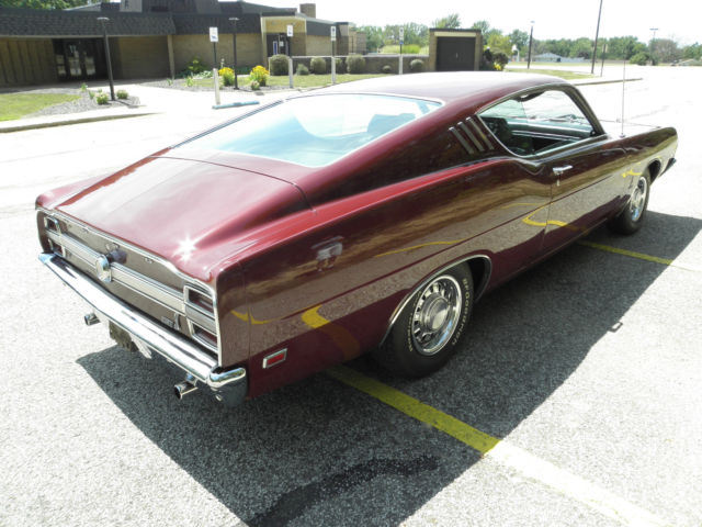 1969 Royal Maroon Ford Torino Fastback