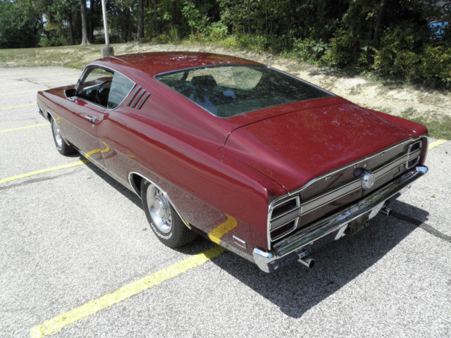 1969 Royal Maroon Ford Torino Fastback