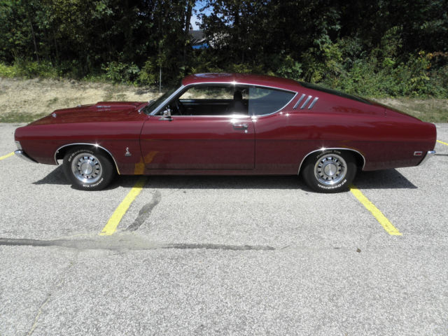 1969 Royal Maroon Ford Torino Fastback