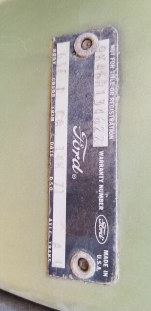 1969 Green Ford Torino Coupe