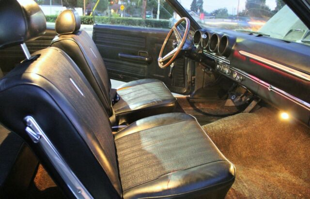 1969 Jade Black Ford Torino Coupe