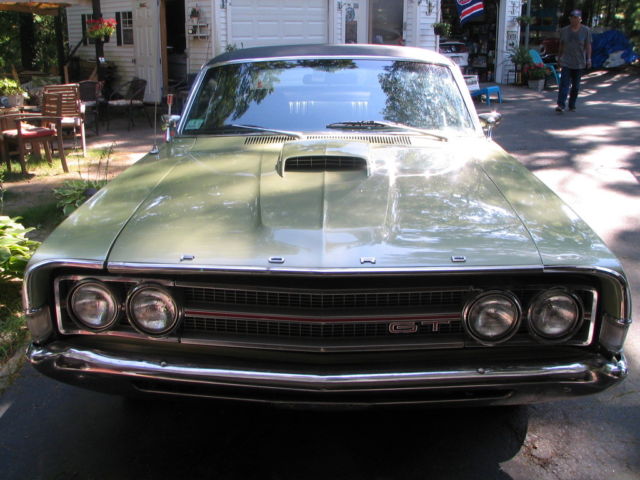 1969 Green Ford Torino Coupe