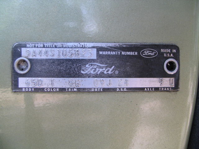 1969 Green Ford Torino Coupe