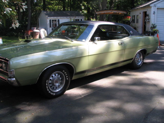 1969 Green Ford Torino Coupe