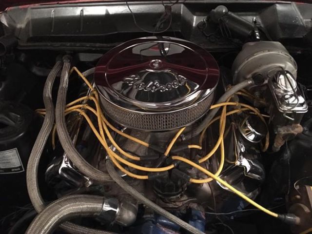 1969 Burgundy Ford Torino Fastback