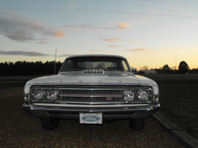 1969 White Ford Torino Fastback