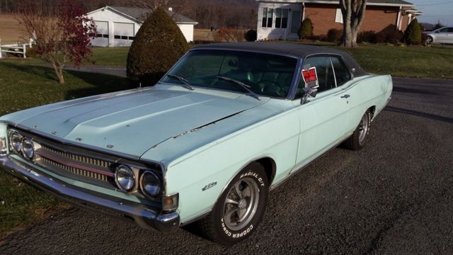 19690000 Aztec Aqua Ford Torino U/K