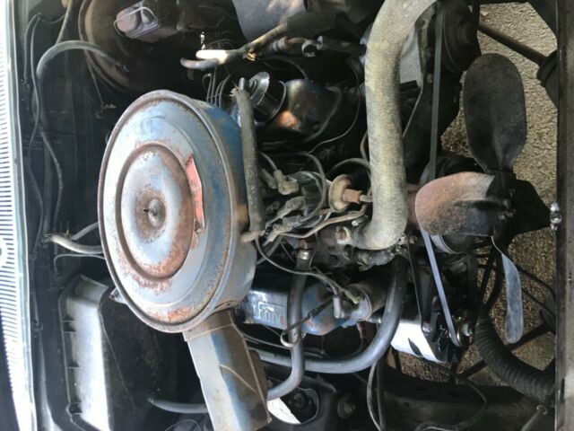 1969 Blue Ford E-Series Van