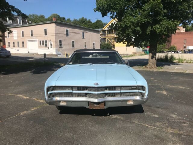 1969 Blue Ford E-Series Van