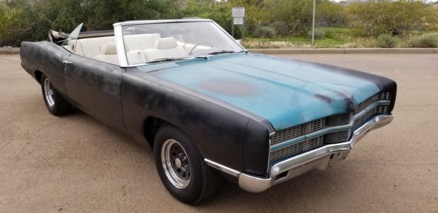 1969 Aqua Ford Galaxie Convertible