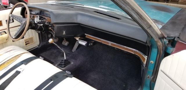 1969 Aqua Ford Galaxie Convertible