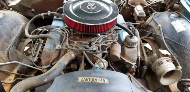 1969 Aqua Ford Galaxie Convertible