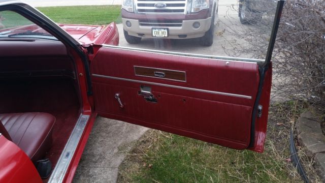 1969 Red Ford Galaxie Coupe