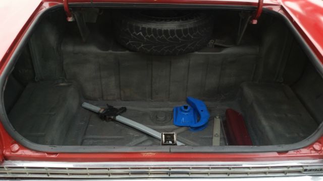 1969 Red Ford Galaxie Coupe