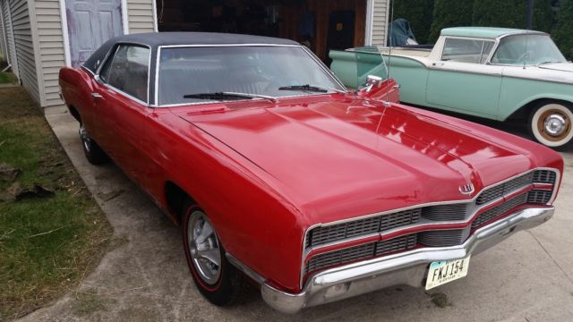 1969 Red Ford Galaxie Coupe