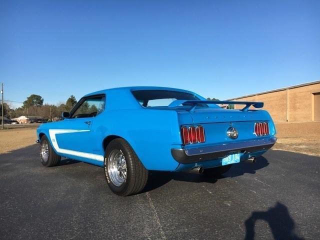 1969 Blue Ford Mustang Convertible