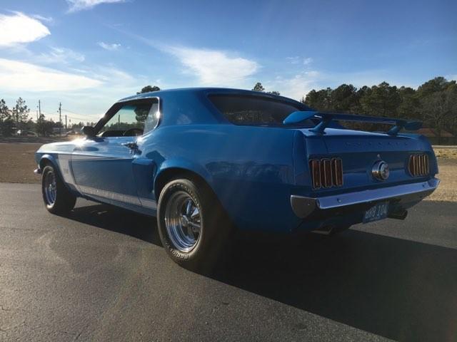 1969 Blue Ford Mustang Convertible