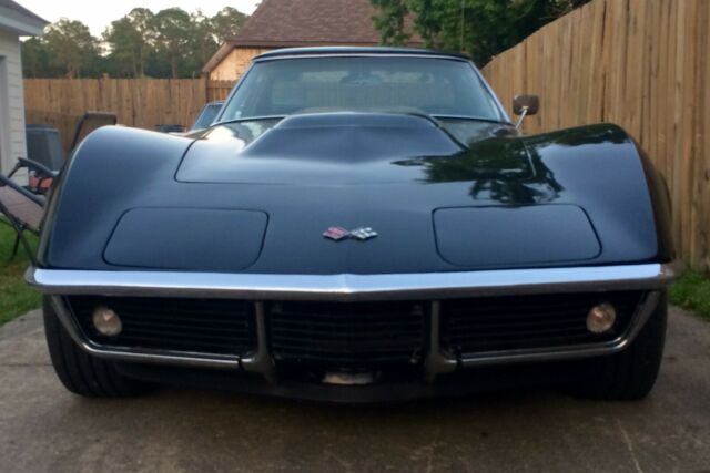 1969 Black Chevrolet Corvette Coupe / Removable top