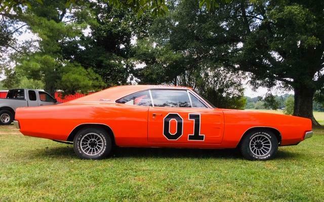1969 Orange Dodge Charger Sedan
