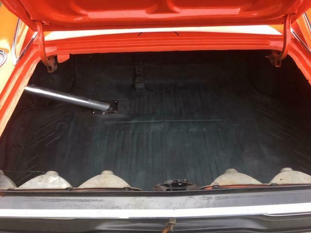 1969 Orange Dodge Charger Sedan