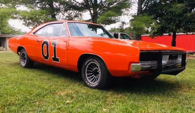 1969 Orange Dodge Charger Sedan