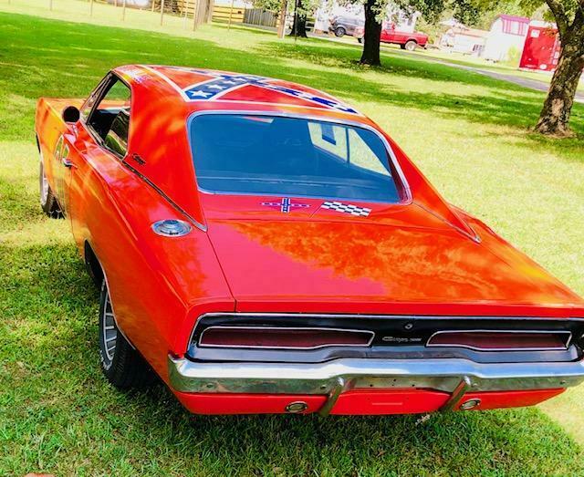 1969 Orange Dodge Charger Sedan