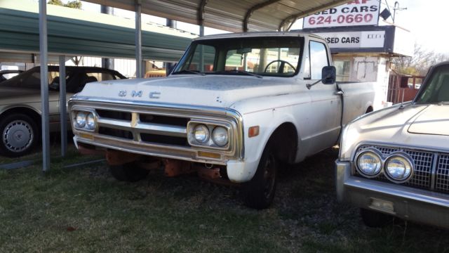 1969 White GMC Sierra 1500 Standard Cab Pickup