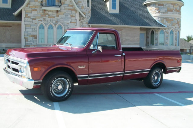1969 Burgundy GMC Sierra 1500 Standard Cab Pickup