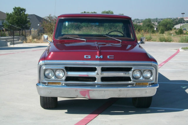 1969 Burgundy GMC Sierra 1500 Standard Cab Pickup