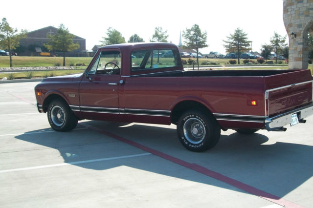 1969 Burgundy GMC Sierra 1500 Standard Cab Pickup