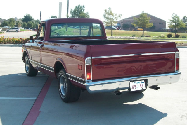 1969 Burgundy GMC Sierra 1500 Standard Cab Pickup